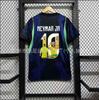 2627 Maglia da casa e da trasferta della nazionale brasiliana, Neymar N. Maglia da calcio edizione commemorativa con stampa di 10 corone