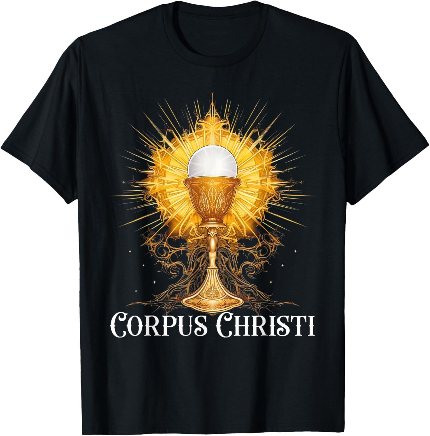 

NEW LIMITED Eucharistic Adoration Traditional Latin Mass Catholic T-Shirt Mens Womens Tees Top Tops Tee S