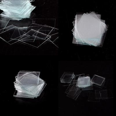 100 Stück Glas-Mikro-Abdeckgläser 18 x 18 mm – Mikroskop-Objektträgerabdeckungen