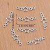 Handicrafts Unlimited Knot Connectors Zinc Alloy Jewelry Discovery for Bracelet Necklace Making Bead Chain Links