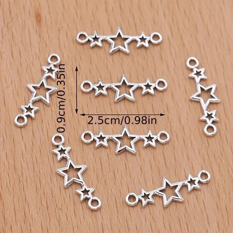 Handicrafts Unlimited Knot Connectors Zinc Alloy Jewelry Discovery for Bracelet Necklace Making Bead Chain Links