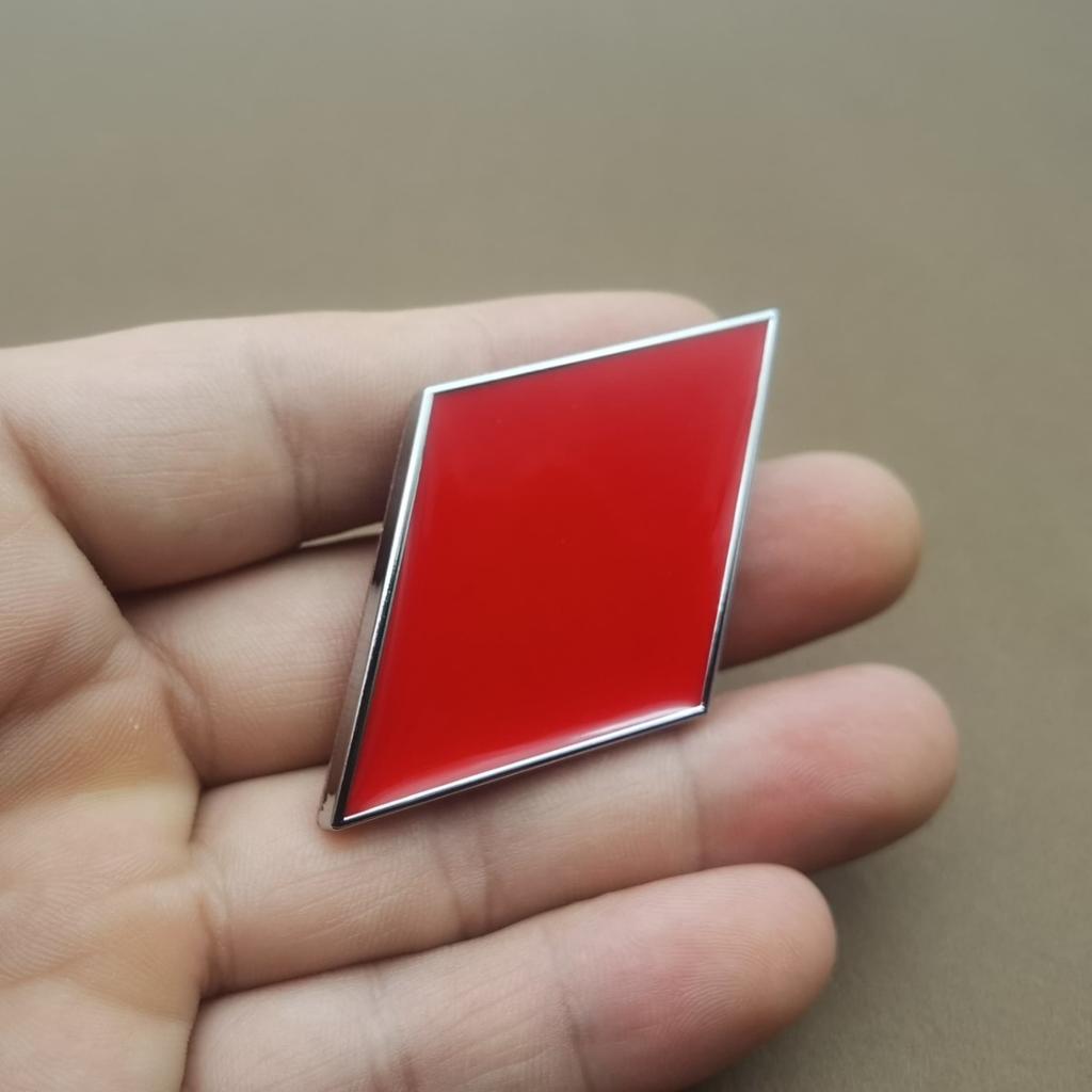 1Pc 3D Metal Car Side Fender Rear Trunk Emblem Badge Sticker for Car Body Decoration Accessories