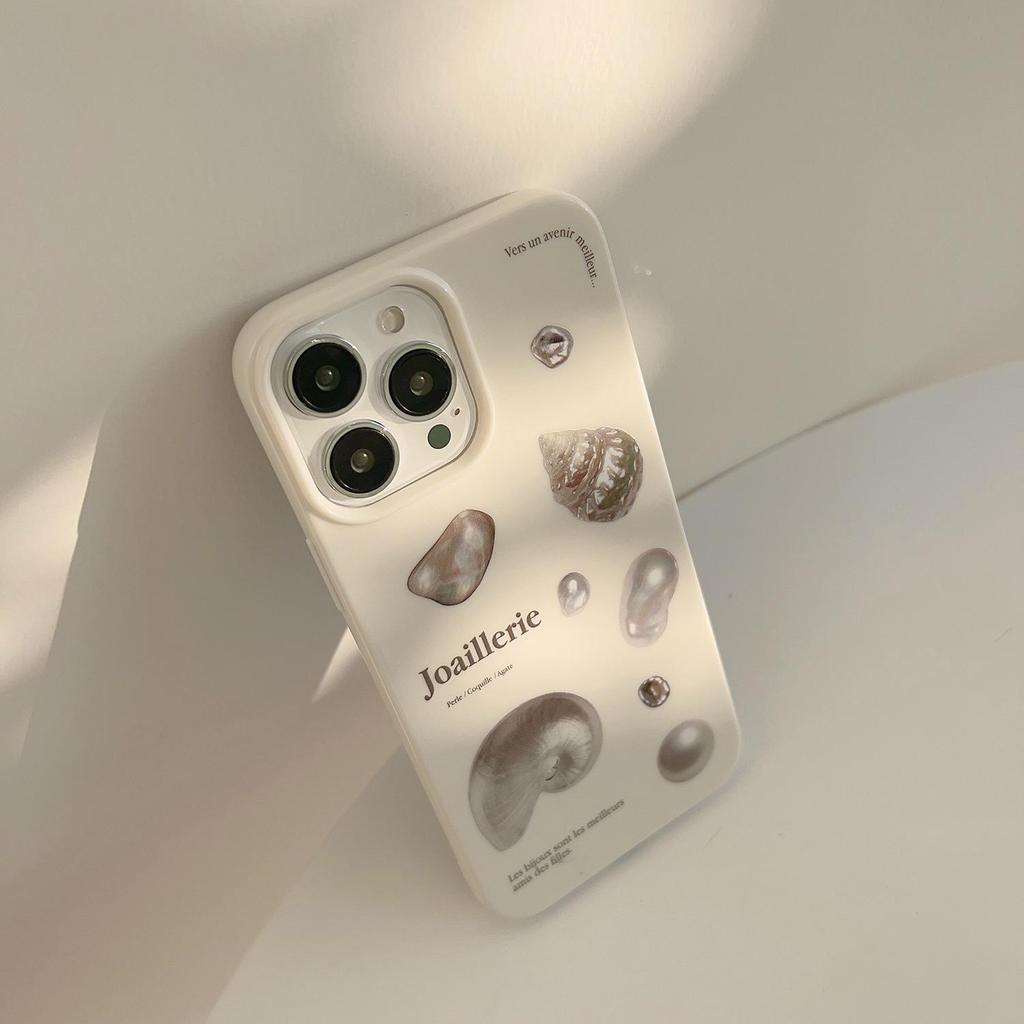 Creative Shell Pearl Phone Case for iPhone 17 iPhone 17 Pro Max