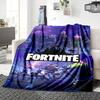 Fortnite Nighttime Adventure Blanket Soft Throw Blanket For Home Bedroom Bed Sofa Travel Office Solid Christmas Blanket