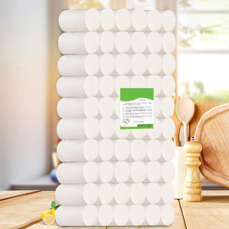 Double-Core Toilet Paper Rolls, 100-Count Bulk Pack