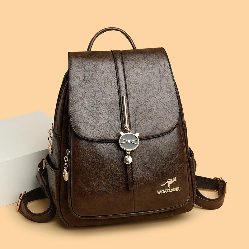 Dame Ryggsekk Enkel Alt-i-ett Veske Reise Skolesekk Student Ryggsekk