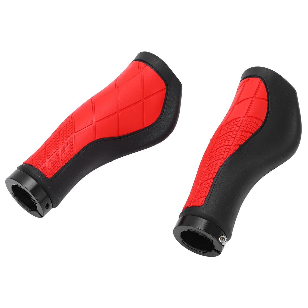 1 PairCelsiusset Bike Handlebar Cover Grips with Alloy Double Lock Anti Slip Cycling Handle Grip