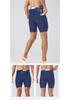 Men's Multi-Pocket Compression Capri Pants for Running, Training, and Cycling
