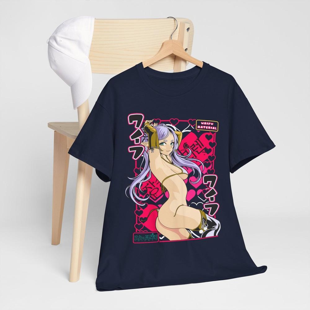 UNISEX Waifu Material Anime TShirt Anime Shirt Graphic Anime Tee Unisexga Shirt M