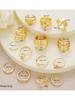 14pcs Asymmetrical Design Cocktail Rings Set For Women Vintage Smooth Chunky Geometric Irregular Finger Rings Daily Jewelry Gift