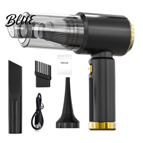 Type-C Fast Charging Compact Dust Collector Cordless Car Vacuum Cleaner 32000Pa Powerful Handheld Auto Vacuum 4 in 1 Portable Cleaner