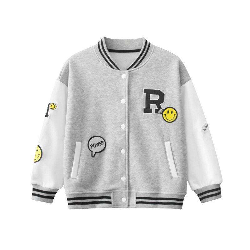 Brand Foreign Trade Children's Clothing Autumn and Winter New 2026 Children's Fleece Jacket Boys' Baseball Jacket Girls' Sweatshirt Fleece