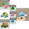 Entzückendes Plüschschildkröten-Schlüsselanhänger-Accessoire in leuchtenden Farben, perfekt für Geschenke und Dekorationen