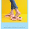 Women Sand Beach Flip Flops Wedge Heels Outside the Seaside Beach Sandals Thick-bottomed Flip-flops Outdoor Slides Summer Shoes