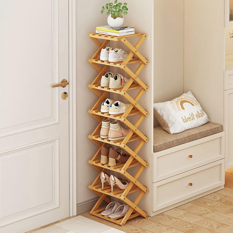 [XINYINLW] Schlankes Schuhregal, Keine Montage Erforderlich, Schuhaufbewahrung, Schuhschrank, Schuhregal, Schuhaufbewahrung, Vollständig Montiert, Fluraufbewahrung, Faltbar, Sp