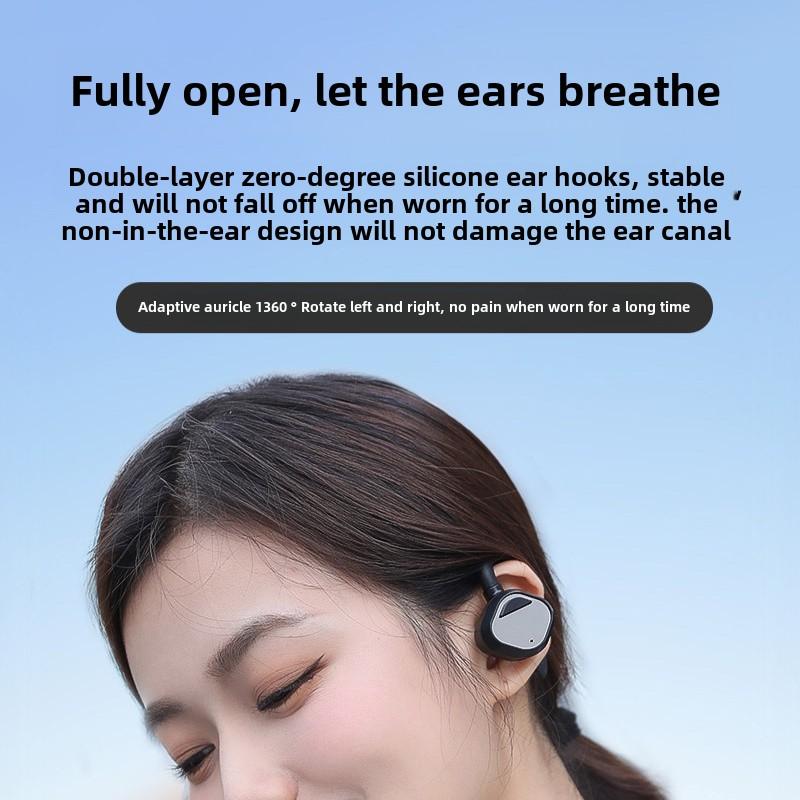 New Noise-cancelling Wireless Bluetooth Headset Digital Display Not Ear Large Power Long Endurance Car Sports Headset 5.3