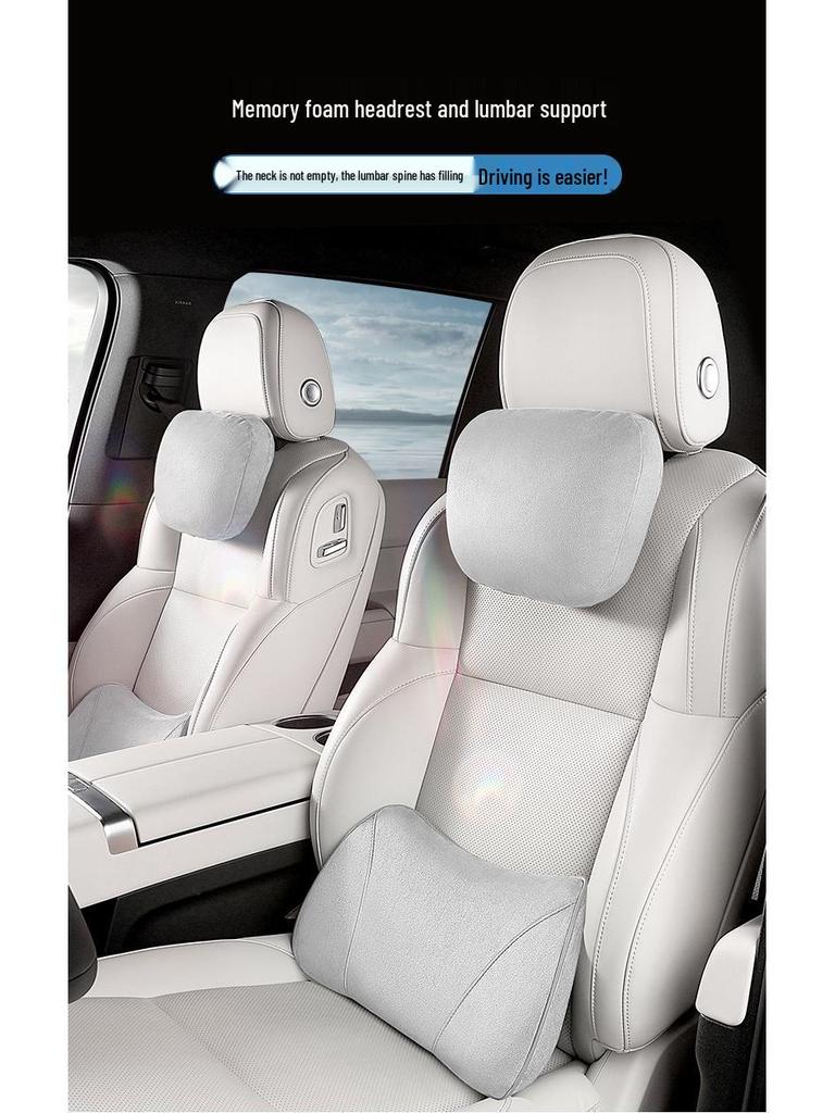 Compatible Headrest Neck Support Pillow for Ideal ONE: Car Seat Interior & Lumbar Support