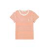 Lizzie Armanto Color Block Striped T-Shirt Women Tops Melon VN0A7RVCYST