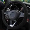 Universal 38cm Car Steering Wheel Cover For All Seasons Anti-slip Sweat-absorbent Ring Elastic Grip Easy To Install and Remove