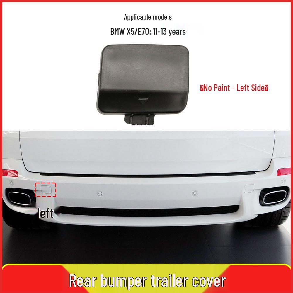 BMW X5 E70 Rear Bumper Tow Hook Covers (Left & Right) - Part 51127271815