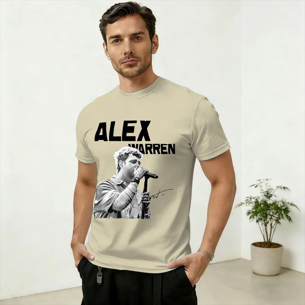 Alex Warren Finding Friday On the Road Tour 2026 Cotton T Shirt For Unisexs Summer Y2K Retro TShirts Crew Neck Tee Shirt Oversize