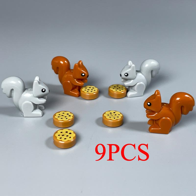 The Zoo Model African Elephants Camel Deer Crocodile Leopard Animal Building Blocks Educational Games Figure Brick Toys Kid B03