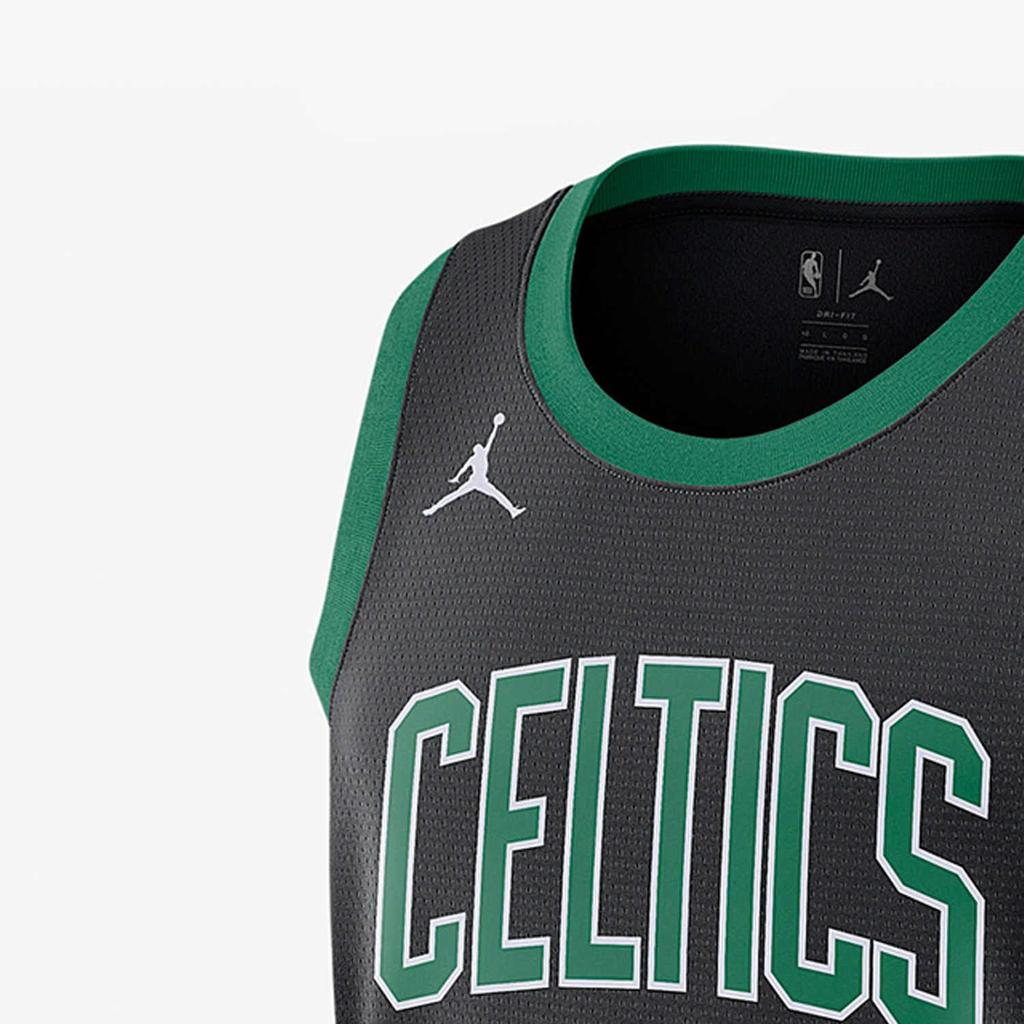Jordan Basketball Jersey Men's Black Green CV9470-010