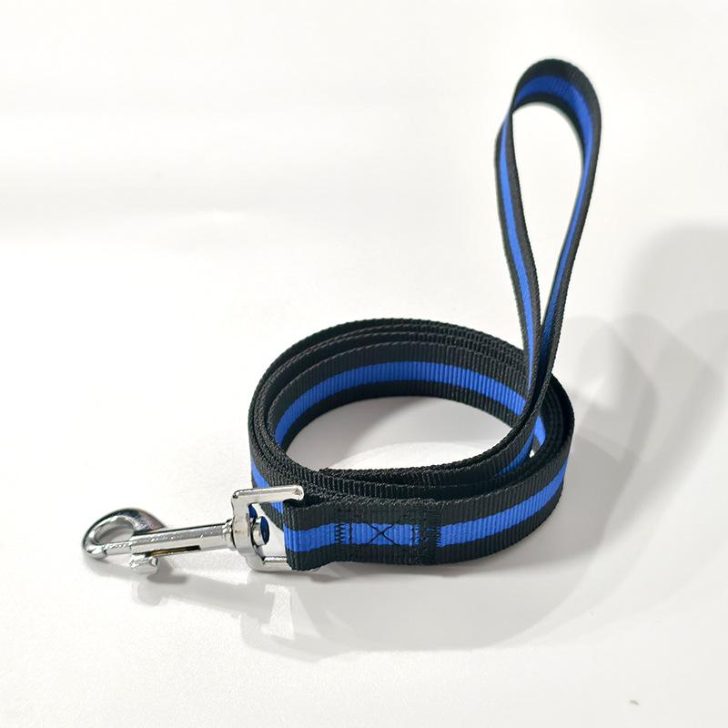 Pet polyester leash network yarn dog leash Golden Retriever Labrador medium and large dog out walking dog leash