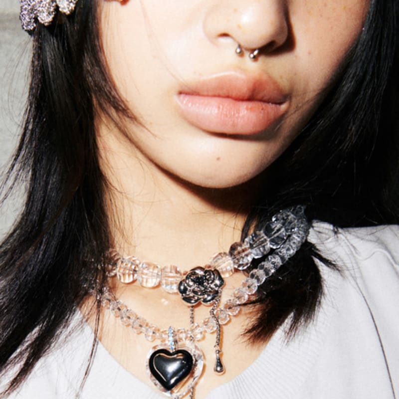 MIKSHIMAI CHUNKY FLOWER NECKLACE