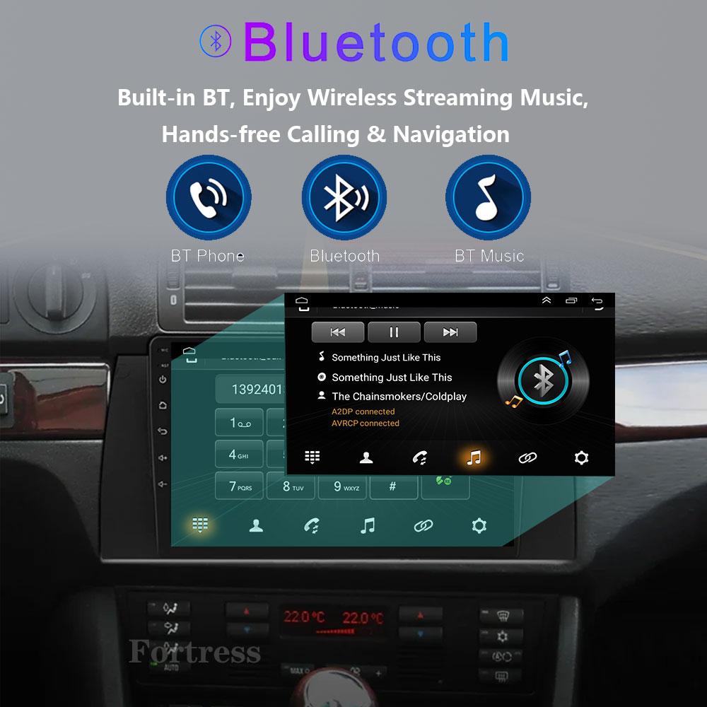 Carplay 2din Android 13 Car Radio Multimedia Video Player Navigation GPS For BMW M5 E39 E53 X5 1999-2006 4G+WIFI DVD Head Unit