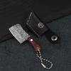 4Pcs/Set Pocket Mini Knife Damascus Pattern Kitchen Peeling Unboxing Cutting Key Chain Knives Portable Key Pendant Knife