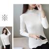 Women's Sweaters High Elastic Turtleneck Sweater Winter Slim Sexy Bottoming Basic Knit Pullover Jumper
