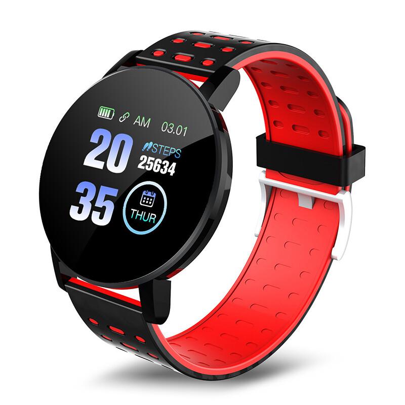 Children's Sports Smart Watch LED Digital Display IP67 Waterproof Kids Fitness Tracker with Heart Rate Blood Pressure Sleep Monitor for Boys Girls