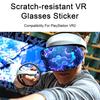 Adesivo para Óculos VR Padrão Transparente Único Protetor Anti-riscos Fácil de Instalar Adesivo para Headset VR Classes para PS VR2