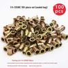 150-Piece Rivet Nut Set: Galvanized, Inch & Metric