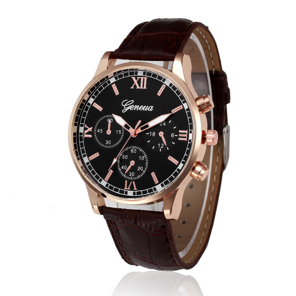 Men's Watches Relogio Masculino Erkek Kol Saati Reloj Hombre Elegant Fashion Man Watch Luxury Geneva Men Clock Montre Homme