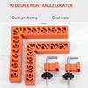 1Set Fixed Angle Gripper 90° Positioner Tool  for Boxes Cabinets Picture Frames