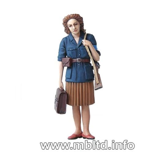 Master Box 1/35 Scale Plastic Model Kit: French Resistance and German Officer Prisoners of War, 1944, Set of 5 (MB35051)