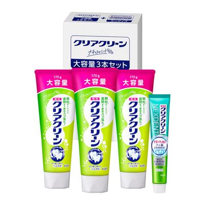 Clear Clean Natural 170g X 3 Packs Toothpaste Toothpaste, Mint, + [Quasi-drug]