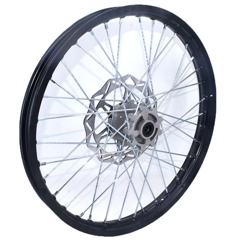Motorcycle 1.60x21" Inch For Kayo T2 With 240MM Brake Disc Plate Front Rim  21 Inch Aluminum Alloy Wheel Motocross Dirt Pit Bike