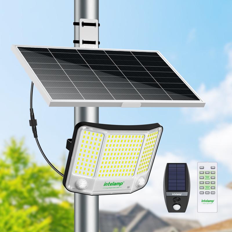 High Bright Solar Lights Outdoor Modes Motion Sensor Super Bright Wall Lamp Waterproof Street Light for Garden Yard Path Garage