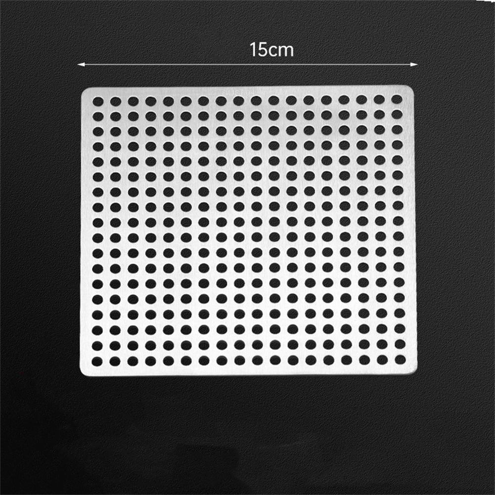 Stainless Steel Square Bathroom Shower Sink Strainer Drain Hair Filter Cover 7/7.5/8/9.2/9.8/11.5/12.5CM,15CM Bathroom Accessory