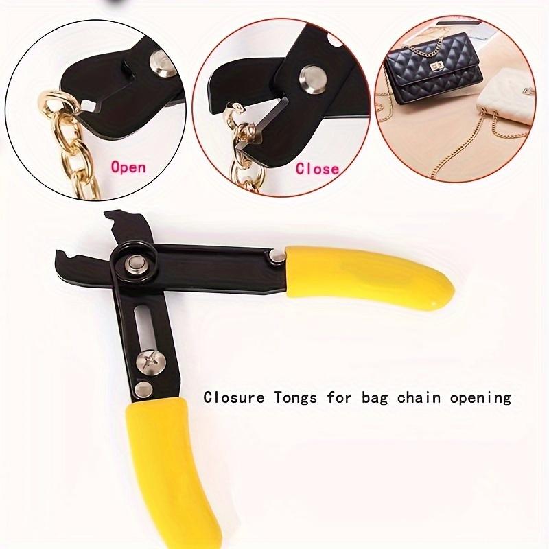 Jewelry Chain Clamp Pliers Riveting Tool DIY Chain Cutter Opener Adjustable Toothless Pliers for Jewelry Making