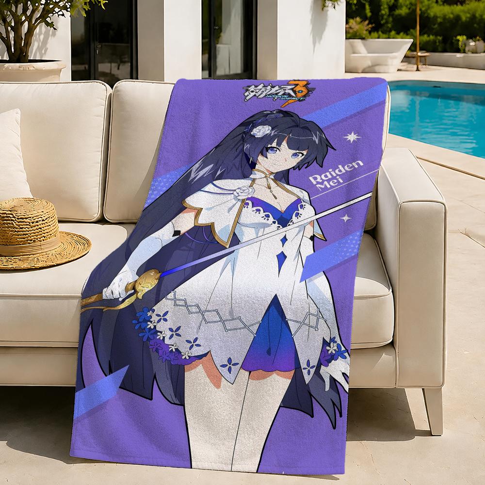 Game Character R-Raidens Mei Towel Towel beach towel, quick drying absorbent bath towel for Swim,Gym,Camping,Outdoor hot