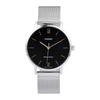 CASIO Customized watch modified series Black Warrior black steel niche large dial pointer simple business waterproof 30 YinQiShi