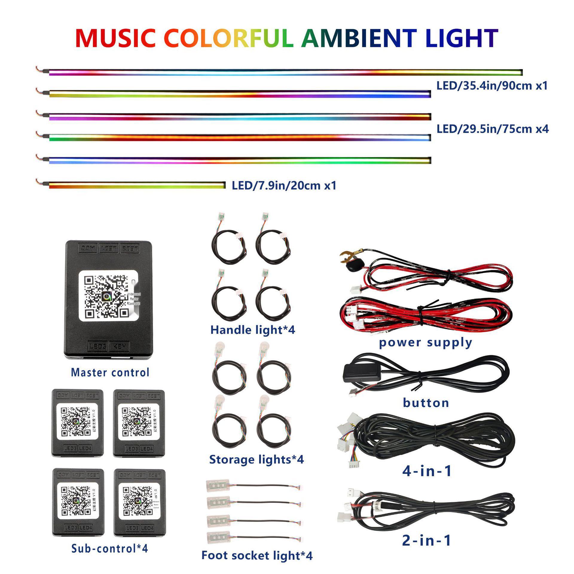 

18-LED Ambient Interior Light for 2018-2019 Jeep Renegade
