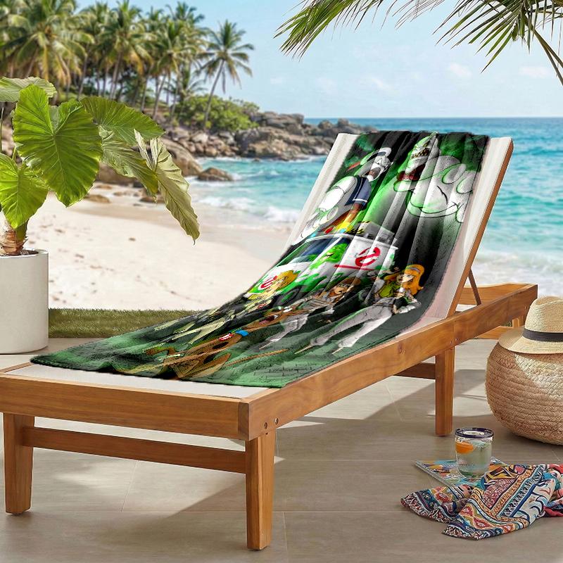 Scooby Doo Fashion Beach Towel: Ideal for Summer Adventures Soft, absorbent and quick drying suitable for swimming and bathing