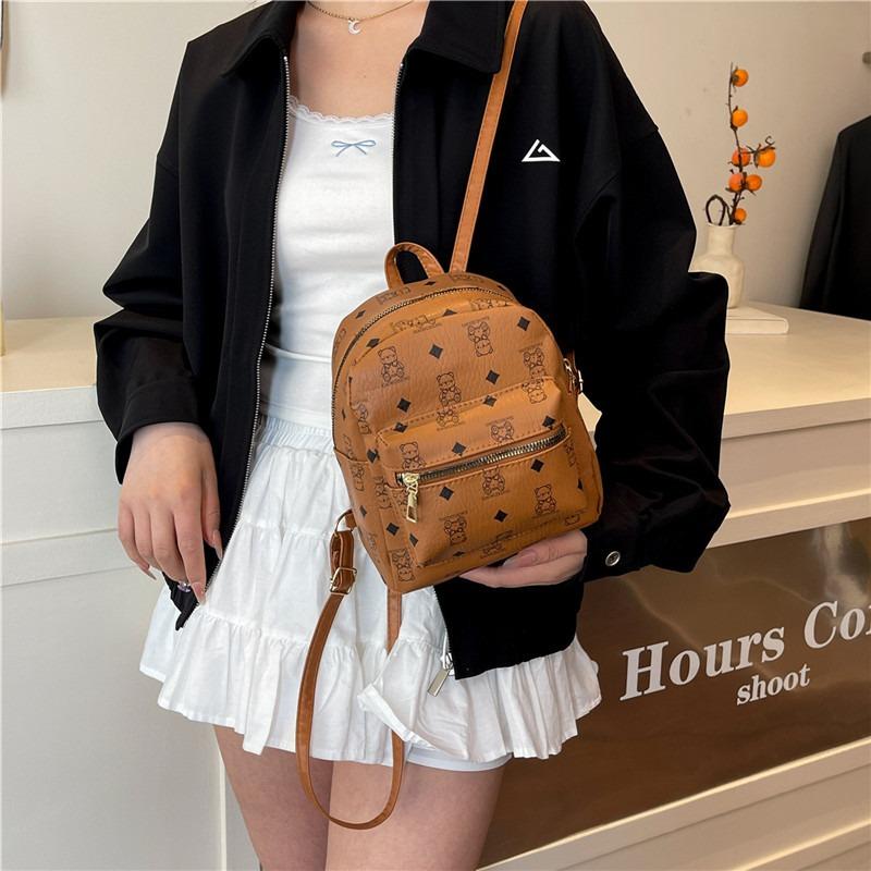 New Fashion Trend Casual Versatile Backpack Beautiful Commuter Student School Bag Ladies Bag