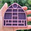 1pc Multicolor Miniature Trinket Shelf Moon Mushroom Star Heart Shaped Shelf Compartments Mini Jewelry Holder