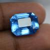 Natural Blue Sapphire Loose Gemstone 10.90 ct Ceylon Emerald Cut September Birthday Birthstone